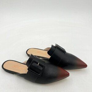 FOWT Mules for Women Flats Comfortable Pointed Toe Slip on Women Mules Flats